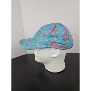 Sprints Running Hat Cap Track Marathon Run polyester mesh Hippos blue Never Worn